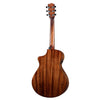 Breedlove Wildwood Pro Wildwood Pro Parlor Concertina Suede CE African Mahogany–African Mahogany — back angle