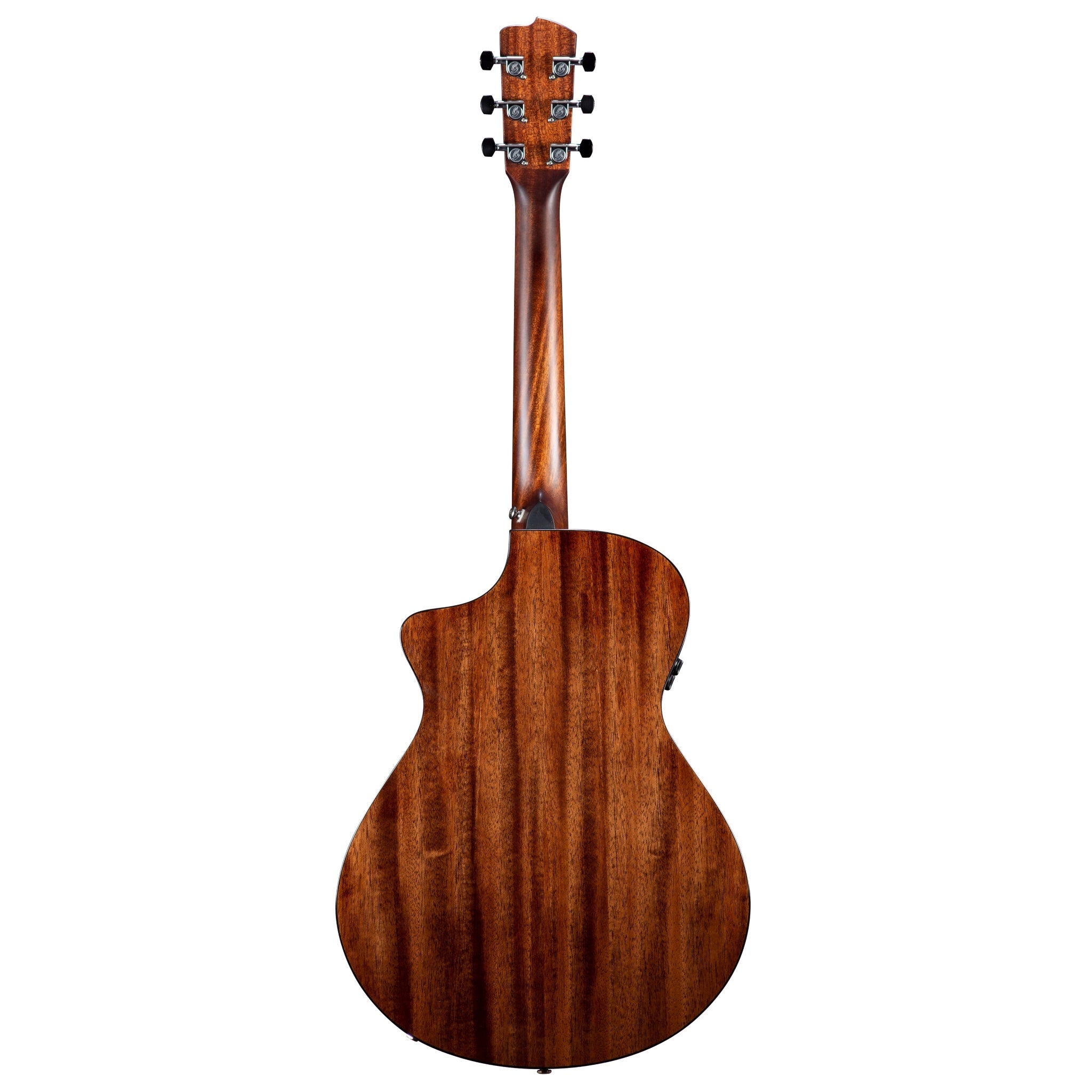 Breedlove Wildwood Pro Wildwood Pro Parlor Concertina Suede CE African Mahogany–African Mahogany — back
