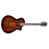 Breedlove Wildwood Pro Wildwood Pro Parlor Concertina Suede CE African Mahogany–African Mahogany — front right