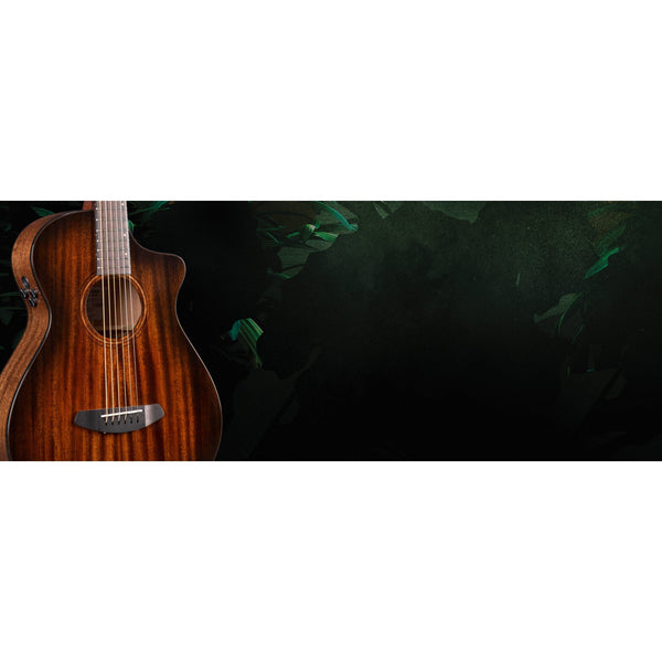 Breedlove Wildwood Pro Wildwood Pro Parlor Concertina Suede CE African Mahogany–African Mahogany — banner/background