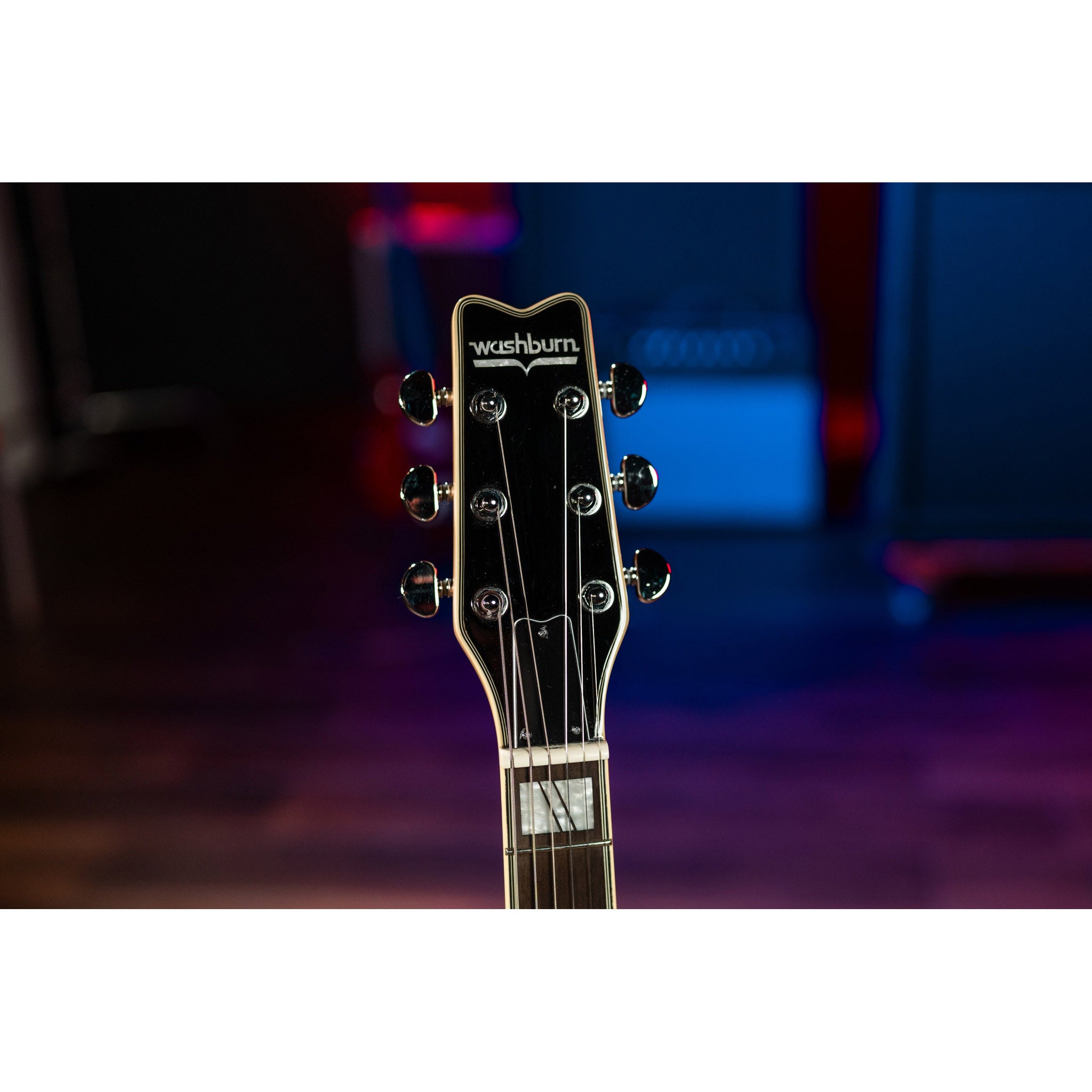Washburn SH35TR Wing Series Semi Hollow Electric Guitar – Trans Red
