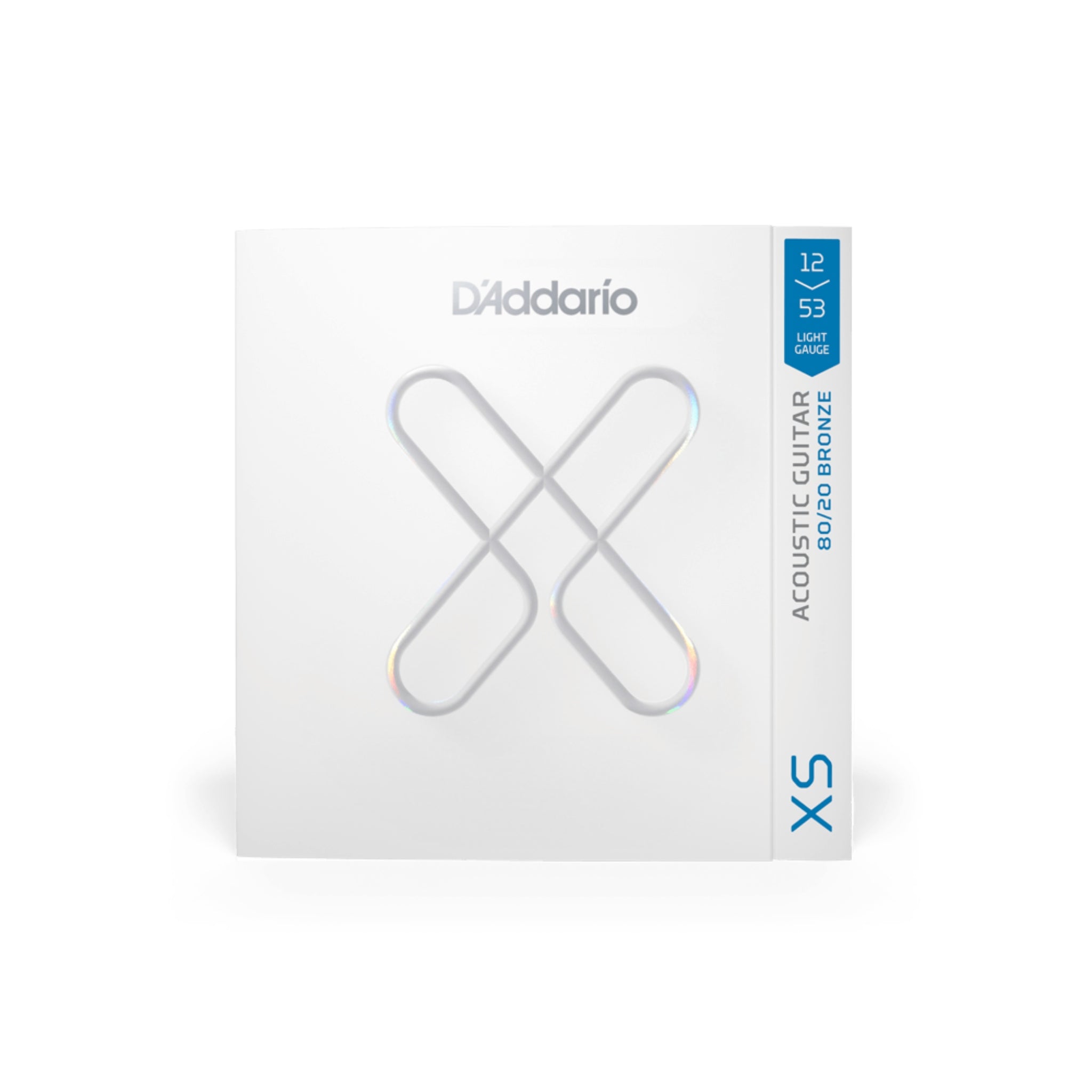 D'Addario XSABR1253 XS 80/20 Bronze Acoustic Guitar Strings Medium (12-53)