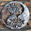 Tree of LIfe / Family Tree with Yin Yang Metal Art Sculpture