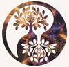 Tree of LIfe / Family Tree with Yin Yang Metal Art Sculpture