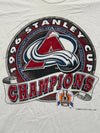 Colorado Avalanche Stanley Cup Champs 1996	NHL Tshirt XL