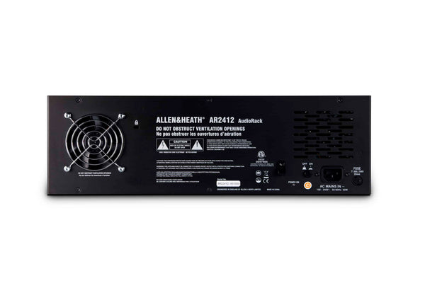 Allen & Heath AR2412 rear panel