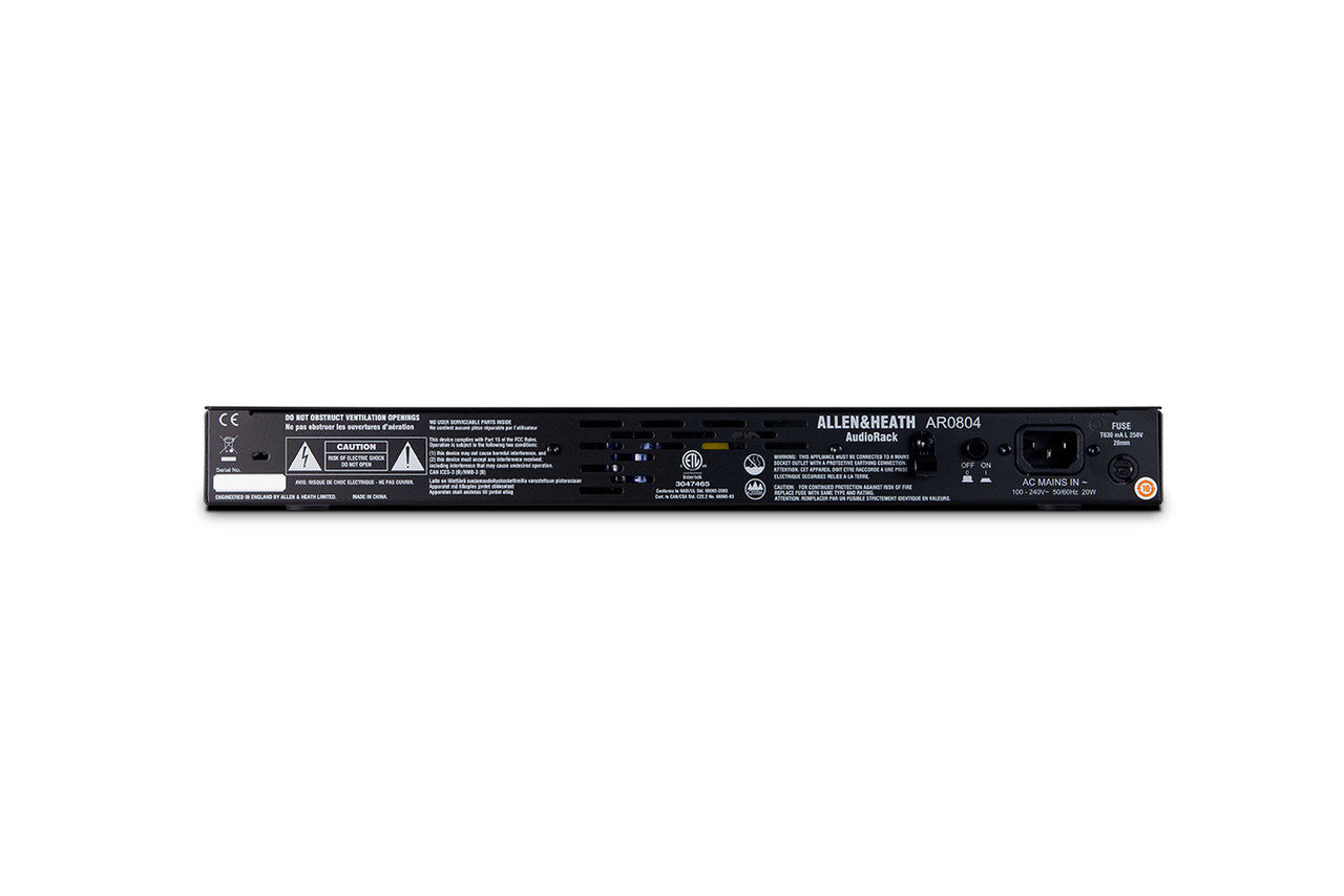 Allen & Heath AR84 rear panel