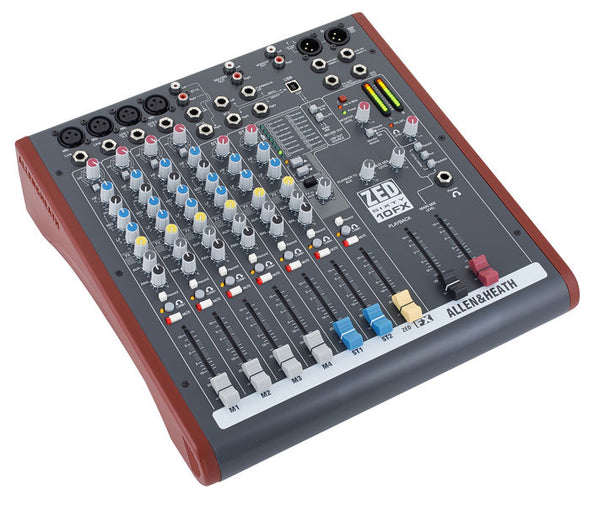 Allen & Heath ZED60-10FX mixer detail