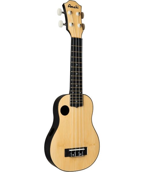 Amahi HCLF335 Soprano Ukulele - Flamed Maple Top - ABS P Sides 497898 - El Cajon Guitars and Music