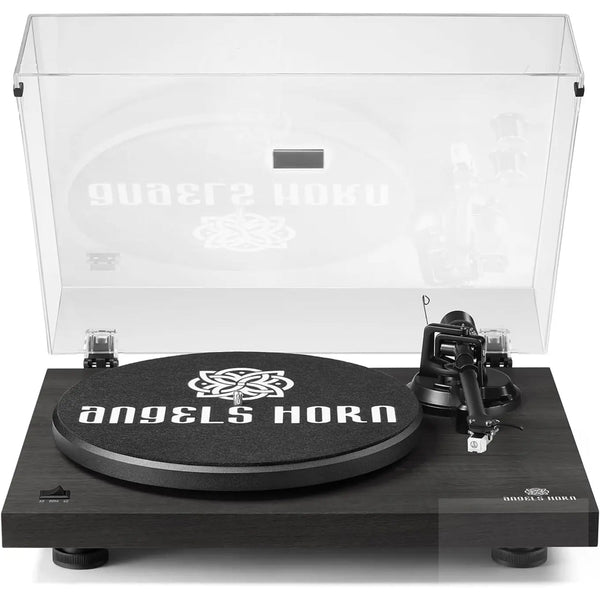 Angels Horn Angels Horn Exceptional Quality Vintage Wooden Bluetooth Turntable Vinyl Player - El Cajon Guitars and Music