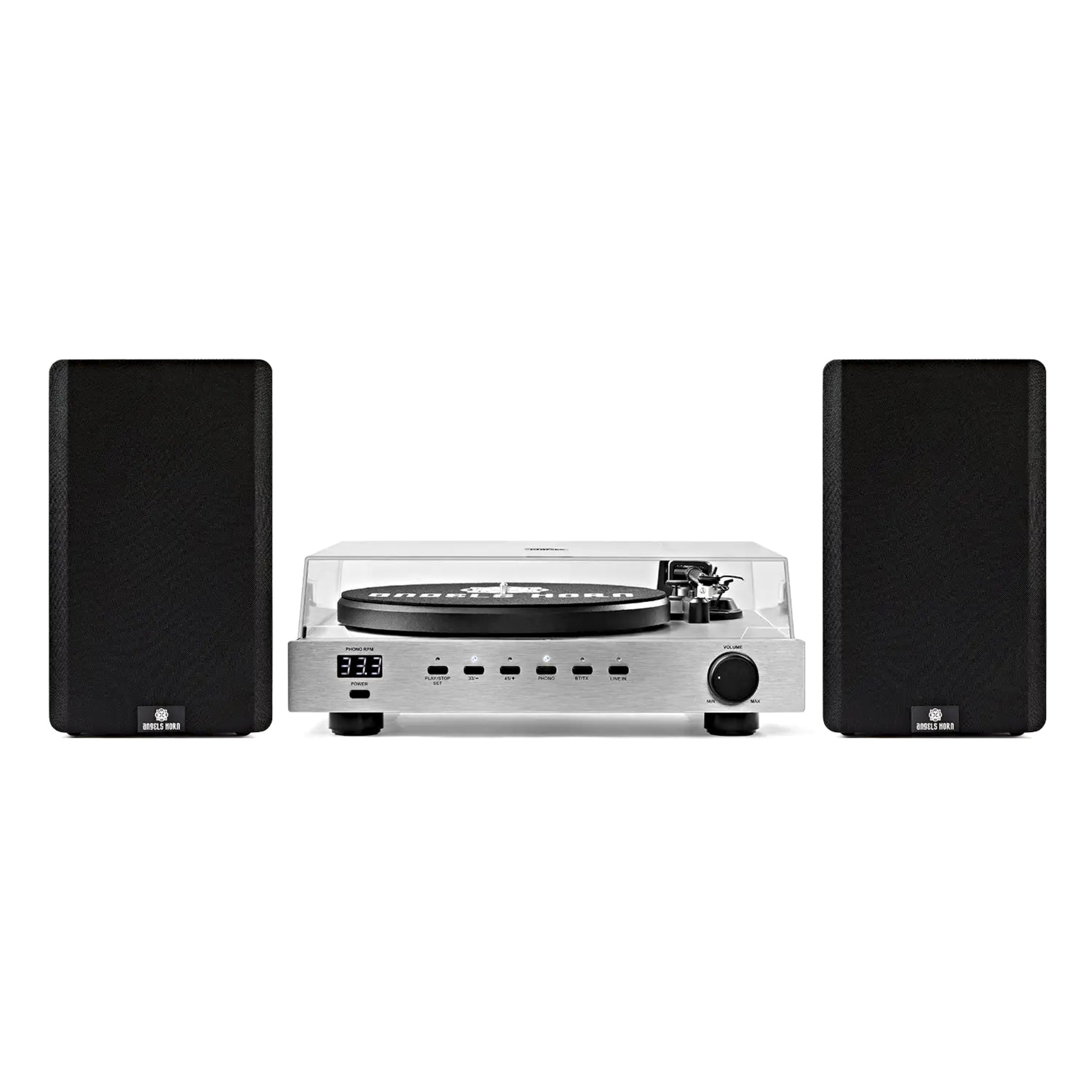 Angels Horn Phantom High - Fidelity Turntable: Premium Bluetooth Turntable with Advanced Features - El Cajon Guitars and Music