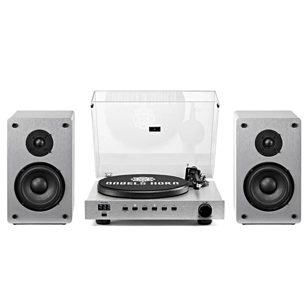 Angels Horn Phantom High - Fidelity Turntable: Premium Bluetooth Turntable with Advanced Features - El Cajon Guitars and Music