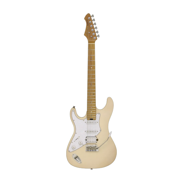 Aria Pro II 714-JH Fullerton electric guitar in Marble White