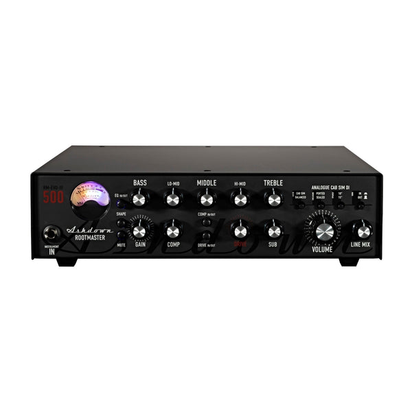 Ashdown Engineering RM - 500 - EVO III 500 Watt Bass Head - El Cajon Guitars and Music