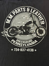 Biker T-shirt MM Parts Motorcyle tee 2nd Amendment Support L