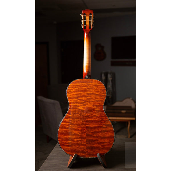 Bedell Private Reserve Parlor Lucky Strike Redwood – “The Tree” Mahogany - El Cajon Guitars and Music