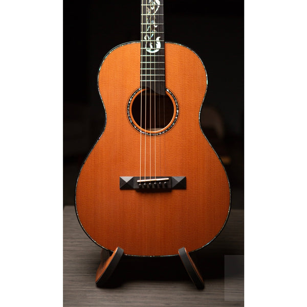 Bedell Private Reserve Parlor Lucky Strike Redwood – “The Tree” Mahogany - El Cajon Guitars and Music