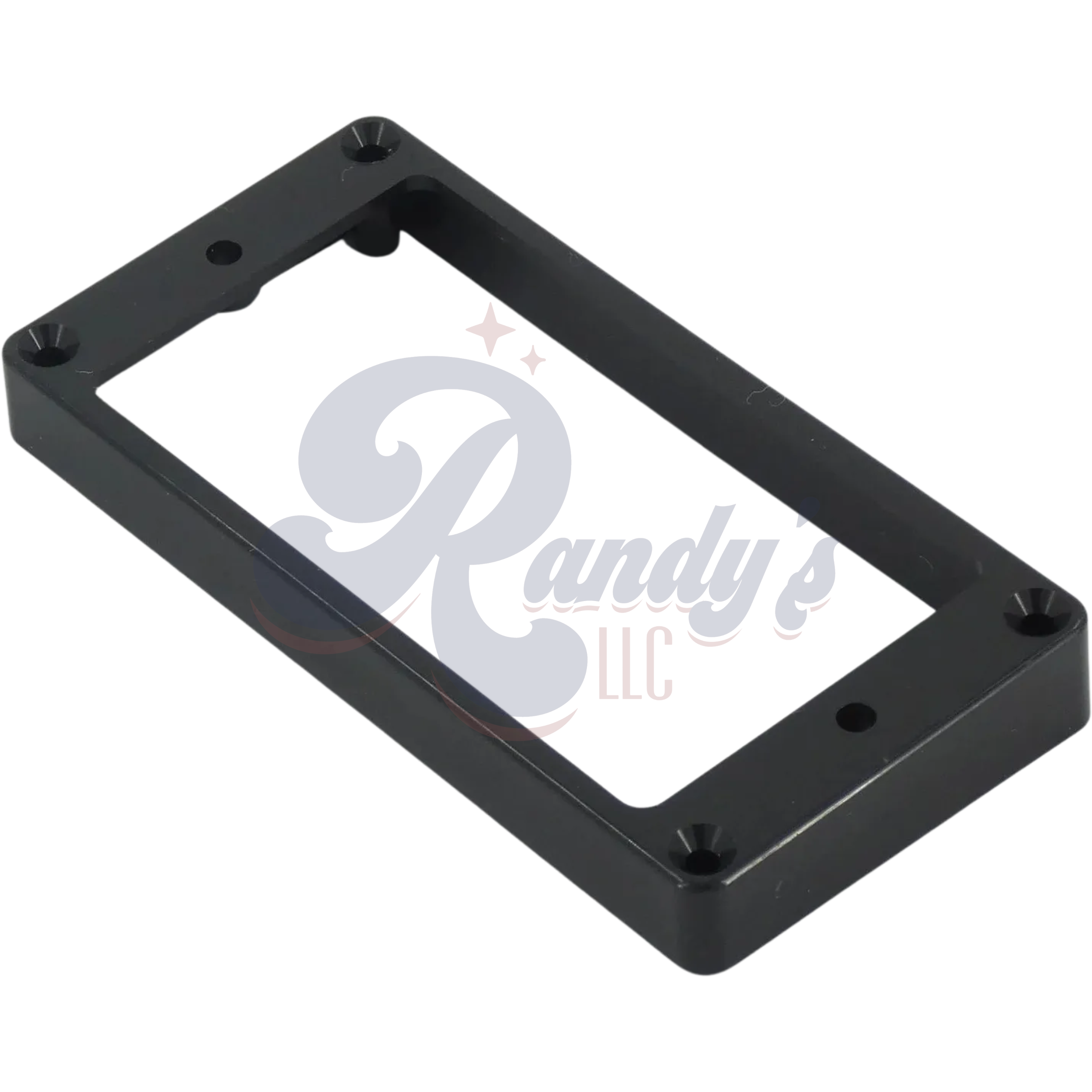 Humbucker Pickup Flat Mounting Ring (Black) for Gibson® Guitars