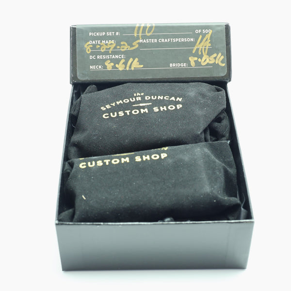 Seymour Duncan Joe Bonamassa Bolin Burst signed humbucker set, Custom Shop pouches in the box
