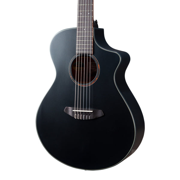 Breedlove Discovery S Concert Satin Black Nylon CE Red Cedar - African mahogany - El Cajon Guitars and Music