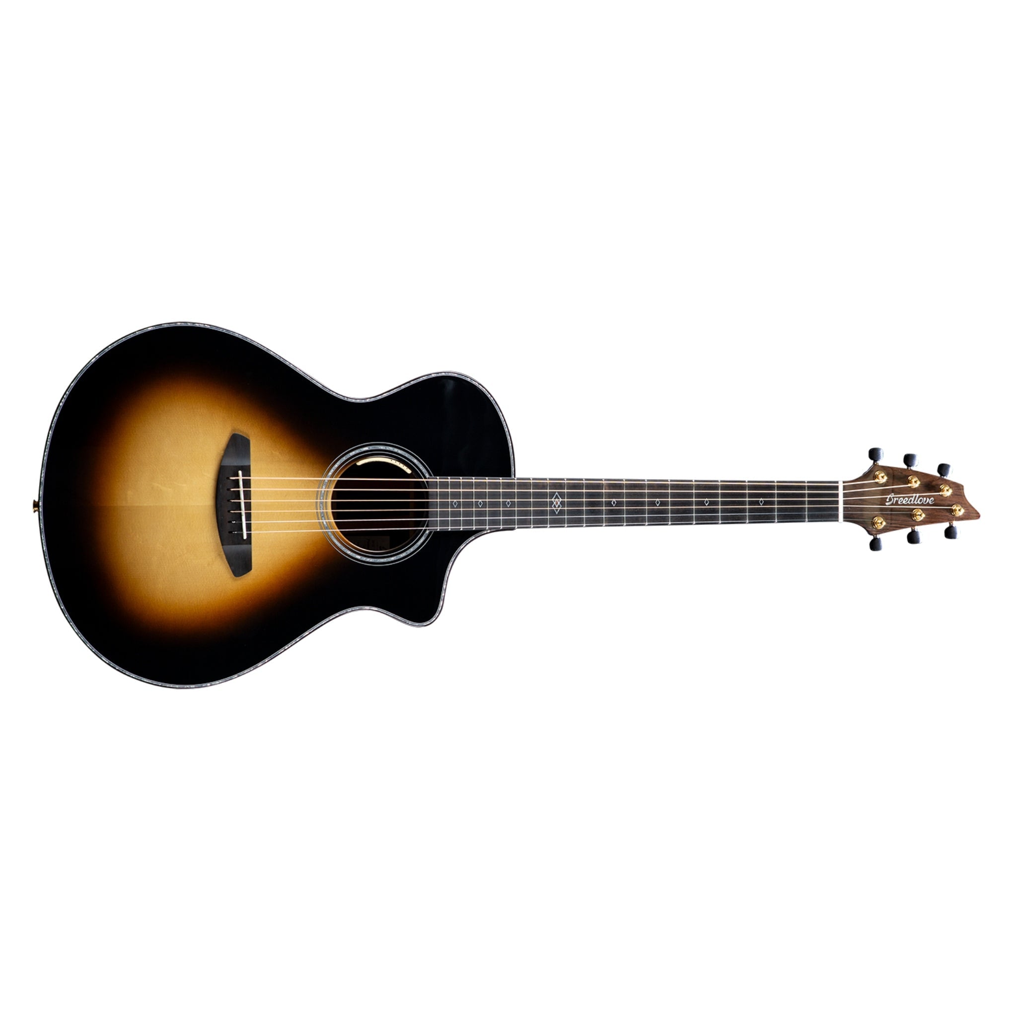 Breedlove Premier Concert Tobacco Burst CE Adirondack - Brazilian LTD - El Cajon Guitars and Music