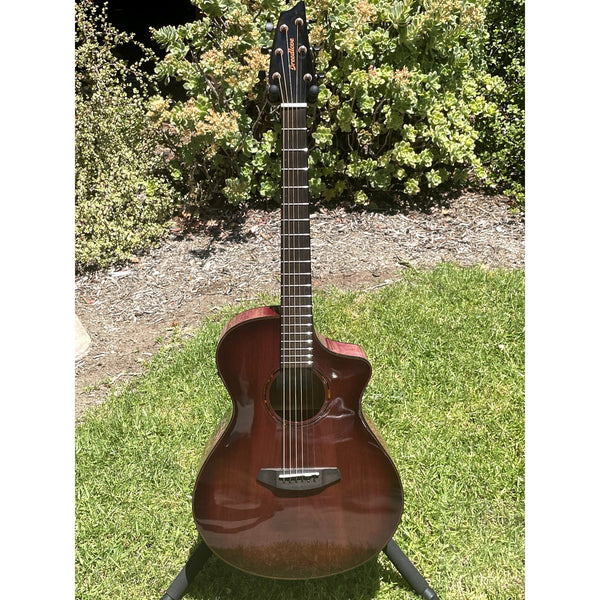 Breedlove Pursuit Exotic S Concert Limited Edition Pinot Burst CE Myrtlewood - Myrtlewood - El Cajon Guitars and Music