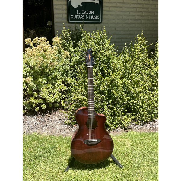 Breedlove Pursuit Exotic S Concert Limited Edition Pinot Burst CE Myrtlewood - Myrtlewood - El Cajon Guitars and Music