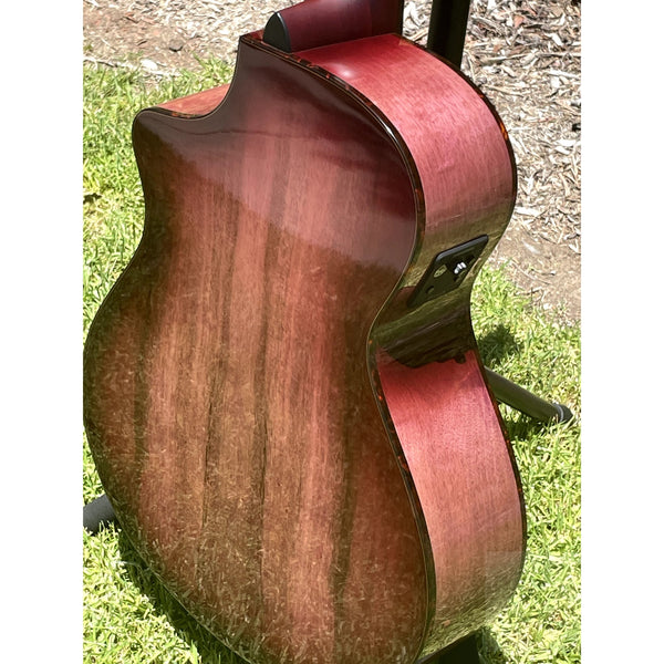 Breedlove Pursuit Exotic S Concert Limited Edition Pinot Burst CE Myrtlewood - Myrtlewood - El Cajon Guitars and Music