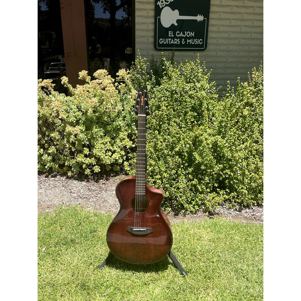 Breedlove Pursuit Exotic S Concert Limited Edition Pinot Burst CE Myrtlewood - Myrtlewood - El Cajon Guitars and Music