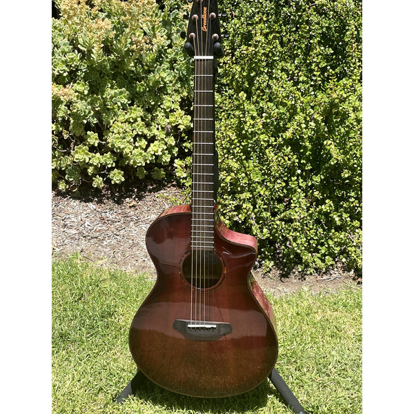 Breedlove Pursuit Exotic S Concert Limited Edition Pinot Burst CE Myrtlewood - Myrtlewood - El Cajon Guitars and Music