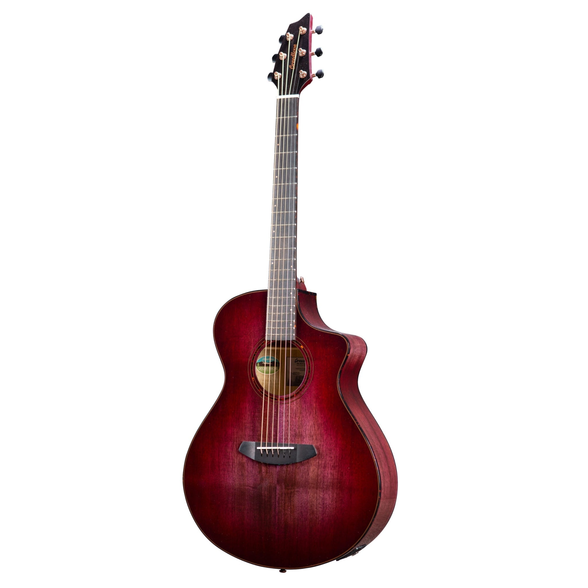 Breedlove Pursuit Exotic S Concert Limited Edition Pinot Burst CE Myrtlewood - Myrtlewood - El Cajon Guitars and Music