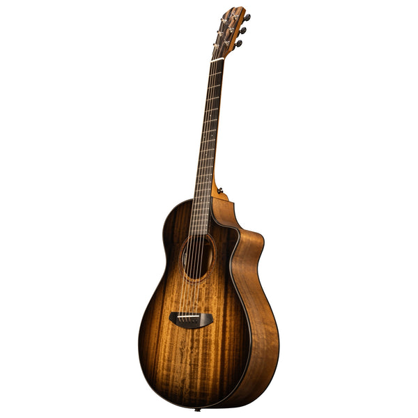 Breedlove Roots Concert MYMYce All-Myrtlewood Acoustic-Electric Guitar – Tumalo Honey Burst