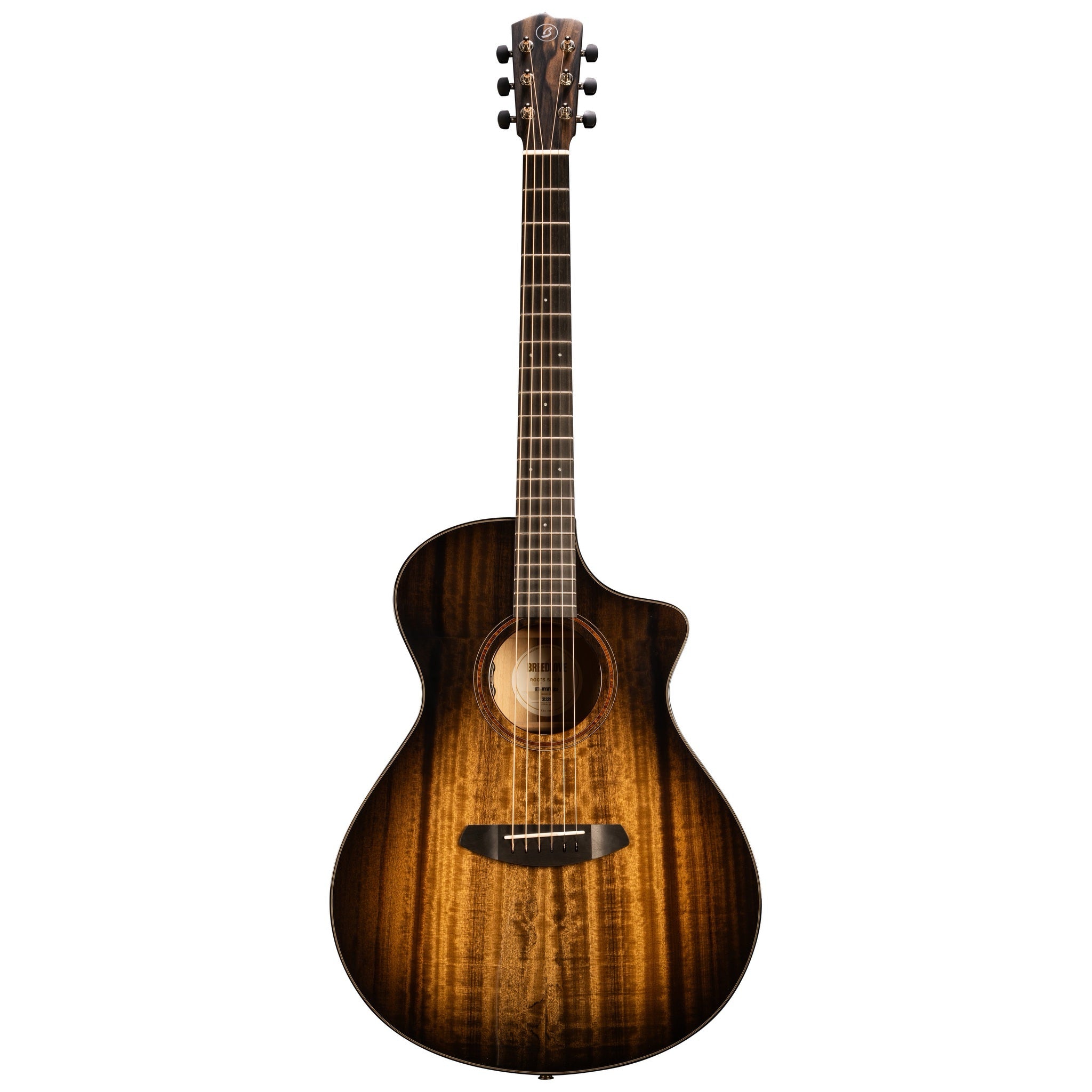 Breedlove Roots Concert SMYe Sitka Spruce & Myrtlewood Guitar – Tumalo Honey Burst