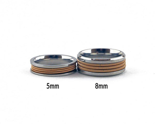 8mm Silver Ring