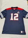Tom Brady NFL Patriots Football Jersey #12 AFC East XL