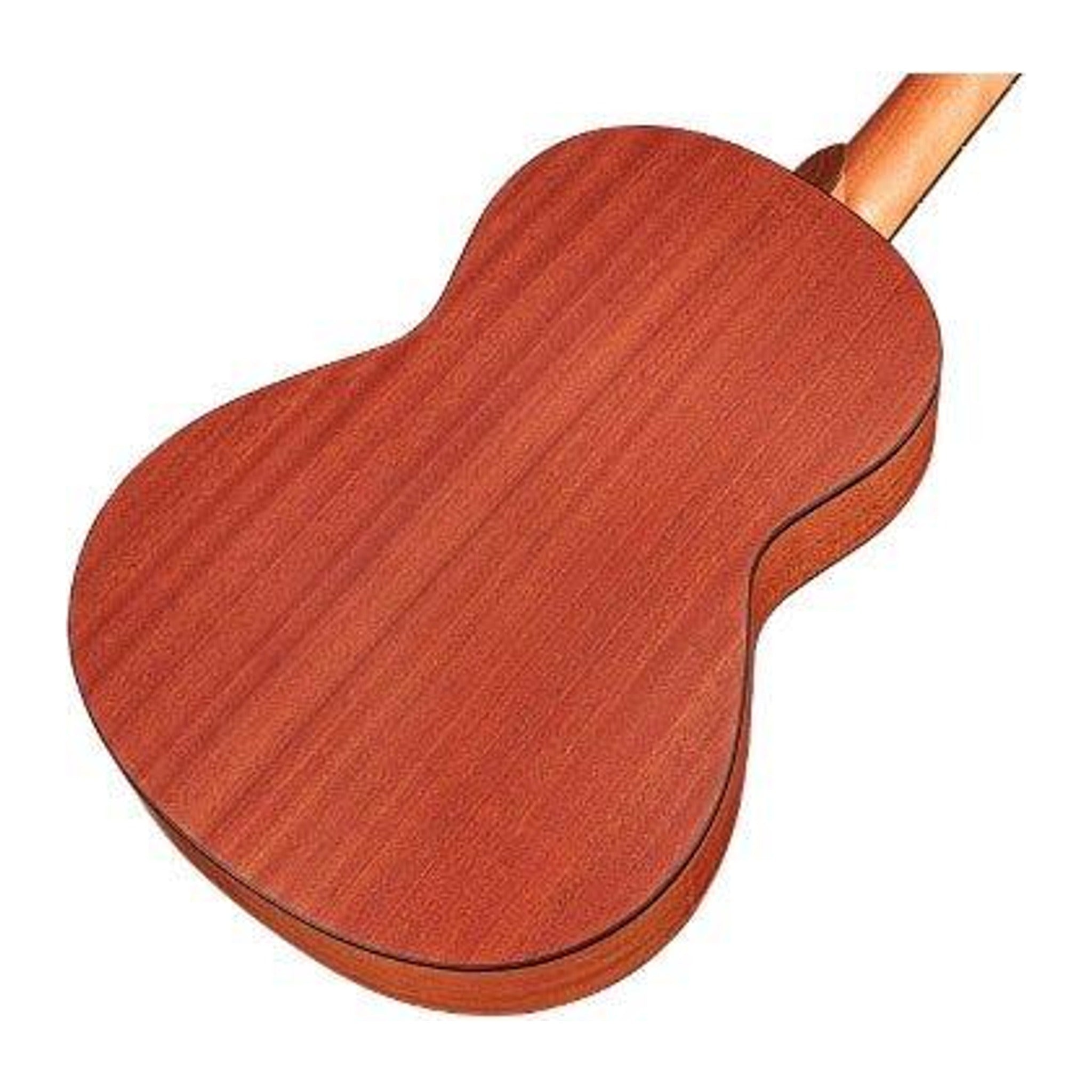 Cordoba C1M 3/4 classical guitar, angled close-up of back and sides