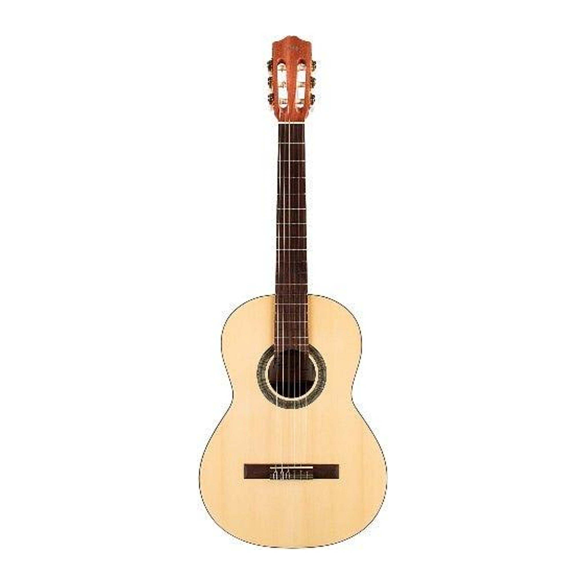 Protégé by Córdoba C1M 3/4 classical guitar in natural finish, full front view standing upright