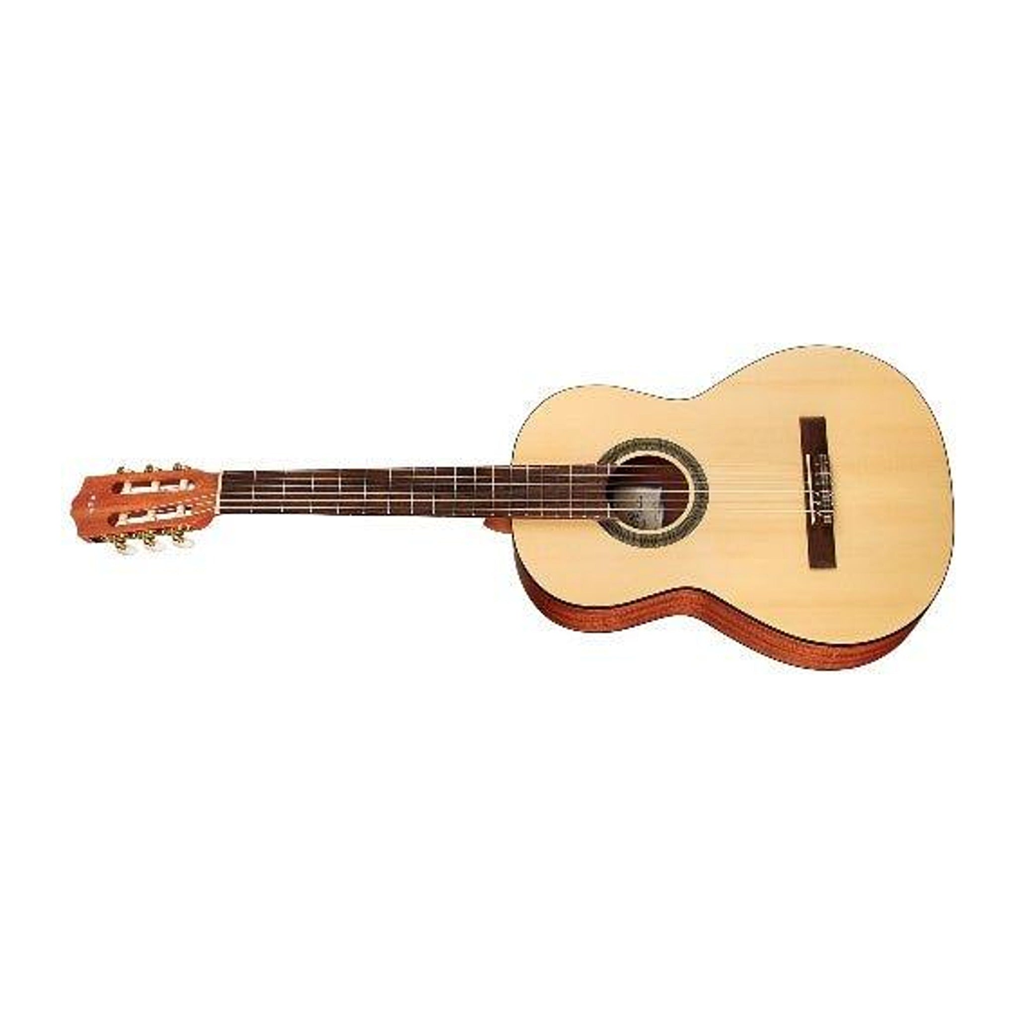 Cordoba C1M 3/4 classical guitar in natural finish, full angled front and side view