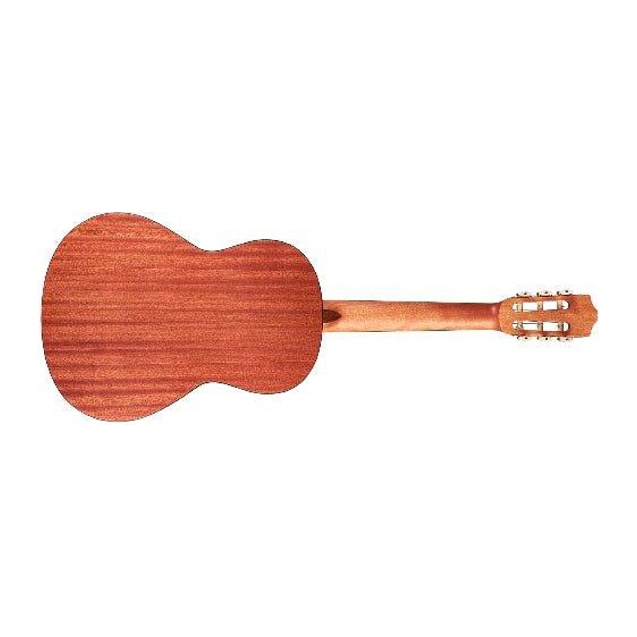 Cordoba C1M 3/4 classical guitar, full rear view of body, neck and headstock