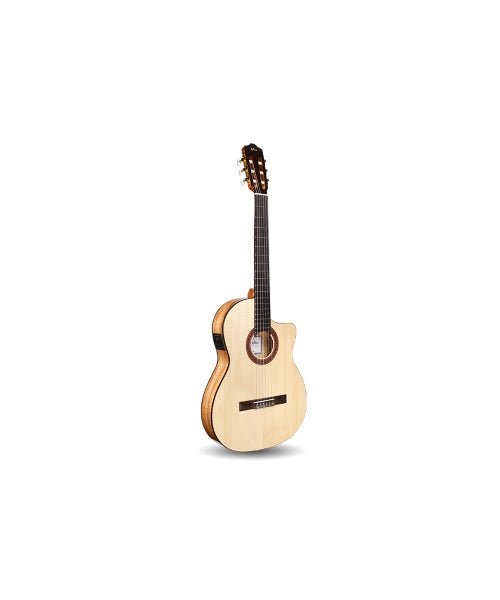 Cordoba C5 - CET Limited Spalted Maple Thin Body Cutaway Classical Acoustic - Electric Nylon String Guitar - El Cajon Guitars and Music