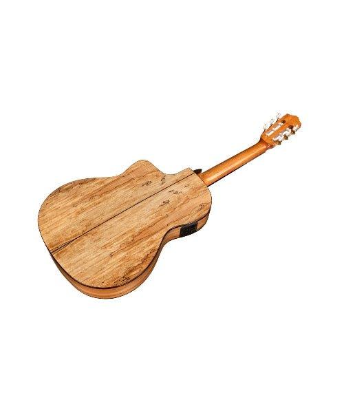 Cordoba C5 - CET Limited Spalted Maple Thin Body Cutaway Classical Acoustic - Electric Nylon String Guitar - El Cajon Guitars and Music