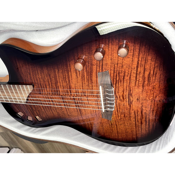Cordoba Stage Edge Burst Thinbody Nylon Acoustic - Electric Guitar - El Cajon Guitars and Music