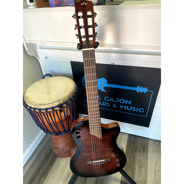 Cordoba Stage Edge Burst Thinbody Nylon Acoustic - Electric Guitar - El Cajon Guitars and Music