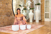 432 Hz Crystal Singing Bowls 8” F4, 10” D4, 12” C4 - Pure Harmony Set