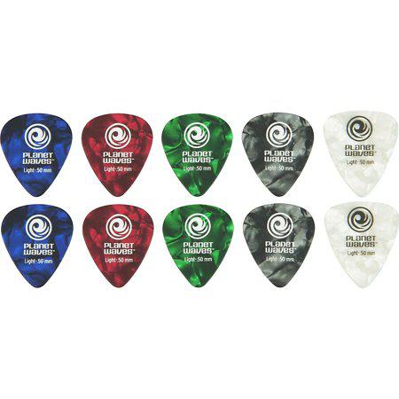 D Addario Assorted Pearl Celluloid Guitar Picks Pack - El Cajon Guitars and Music