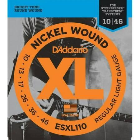 D Addario ESXL110 Nickel Wound Regular Light Double Ball End Electric Guitar Strings - El Cajon Guitars and Music