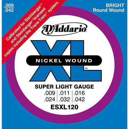 D Addario ESXL120 Nickel Wound Electric Guitar Strings Light Ball End - 42 - El Cajon Guitars and Music