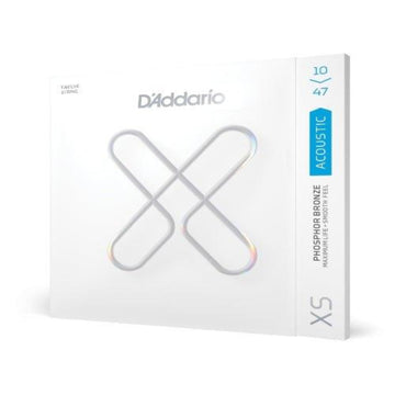 D'Addario 10-47 Light 12-String, XS Phosphor Bronze Coated Acoustic Guitar Strings