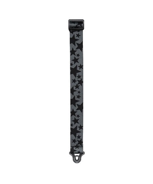 D'Addario Auto Lock Guitar Strap Skater Stars Black/ Grey - El Cajon Guitars and Music