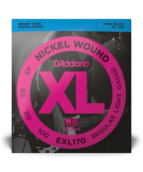 D'Addario Bass Guitar Strings - EXL170 - El Cajon Guitars and Music